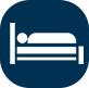 ícone de cama