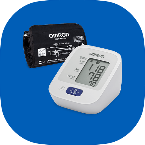 Monitor de pressão arterial de braço HEM-7122
